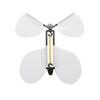 5Pcs White Magic Flying Butterfly Magic Props Rubber Band Powered Magic Butterfly Flying Toys Party Gifts Mischief Tricky Toys