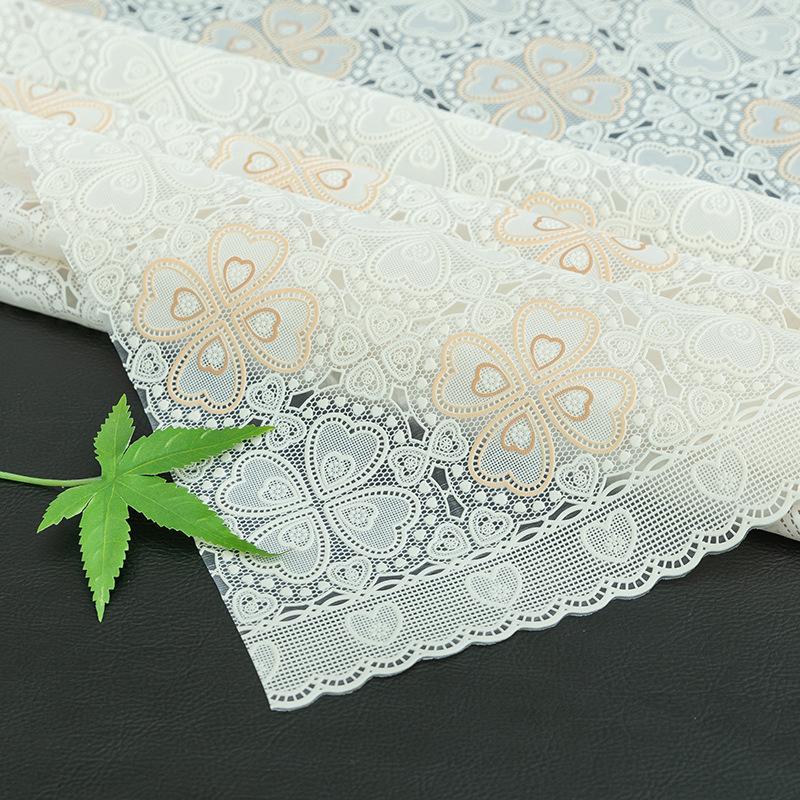 Factory Direct Sales Internet Celebrity Tablecloth Leave-In Waterproof, Oil-Proof And Scalding Rectangular Dining Table Cloth Tablecloth Lace Coffee