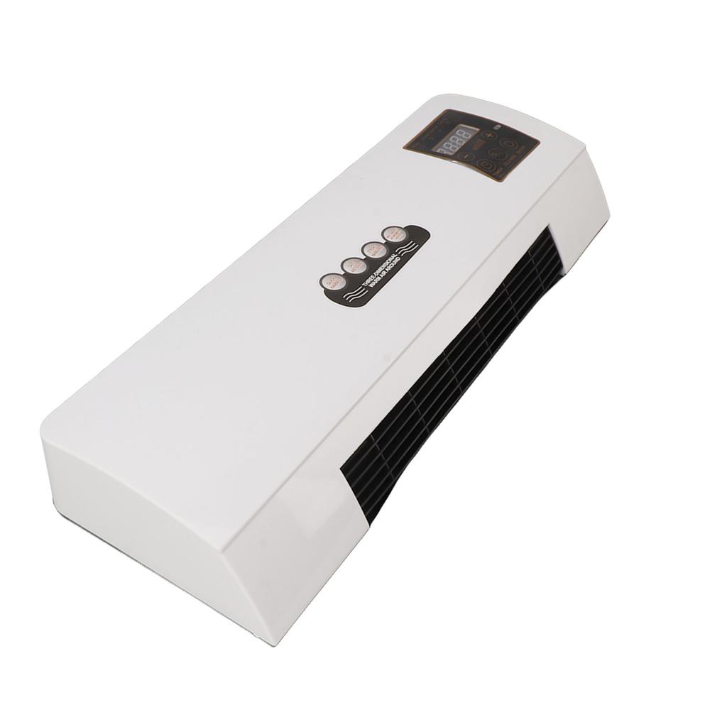 Wall Mounted Air Conditioning Hot Fan 10m Remote Control 1800W   Air Conditioner Heater for Bedroom