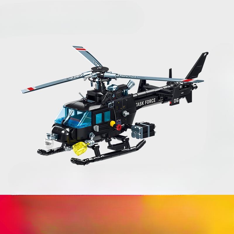 

Строительные блоки Black Hawk Action Совместимые головоломки Строительные блоки Build Military Toy Boy 34.4*24.5*11.6cm