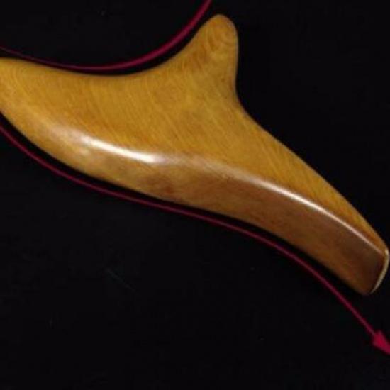 Acupressure Massage, High Quality, Acupoint Stick, Foot Massage Tool, Made of Fresh Lime Wood, Triangle and Bird Design, Foot Massage Device