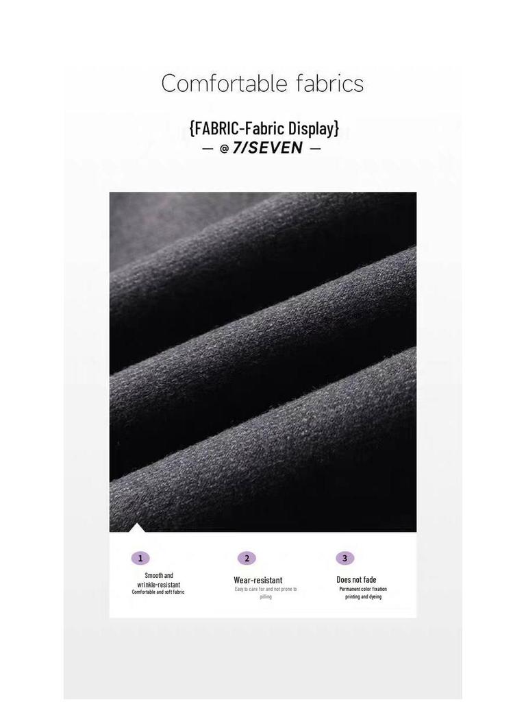 Women's Mid-Length Deep Gray Thickened Woolen Half-Skirt - Elastic Waist, Slimming, Autumn/Winter 2025.