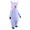 Unisex Pink Pig Inflatable Costume for Festivals and Stage Performances