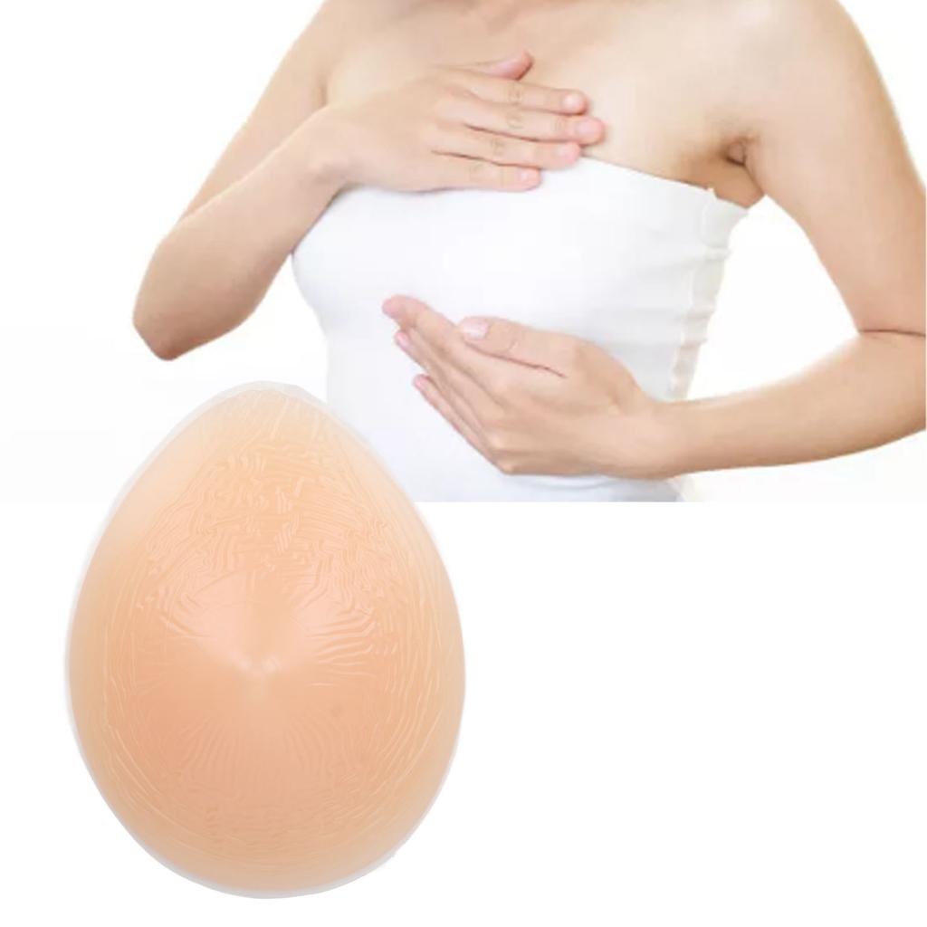 Silikonová vložka do podprsenky Crossdress Transvestite Drop Shape vložka do podprsenky pro použití na levé nebo pravé straně