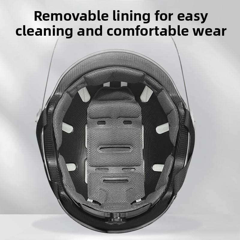 Electric Car Helmet 3c Certified Men and Women Summer Sunscreen Sunshade Breathable Half Helmet Battery Motorcycle Hard Hat