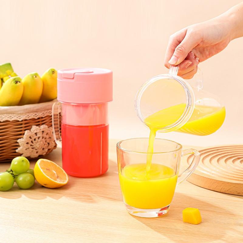 Portable Electric Fruit Juicer Cup USB Rechargeable for Camping Hygienic Travel Home Smoothies Shakes Use