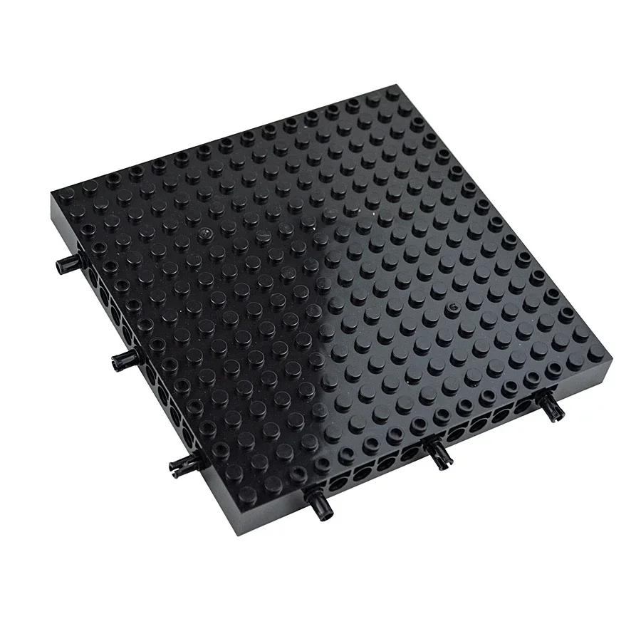 Compatible MOC 65803 Technical Brick 4/3 16x16 Baseplate Building Block Parts Set DIY Kid Toys For 98138 Pixel Art Picture Leduo