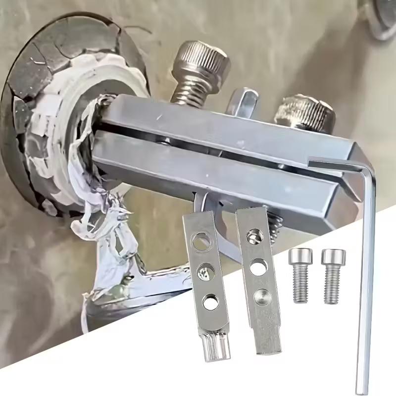 Nový nástroj pro extrakci zlomeného závitu rohového ventilu baterie pro nástroj pro demontáž závitu rohového ventilu baterie Přenosná sada pro opravu vodovodního potrubí