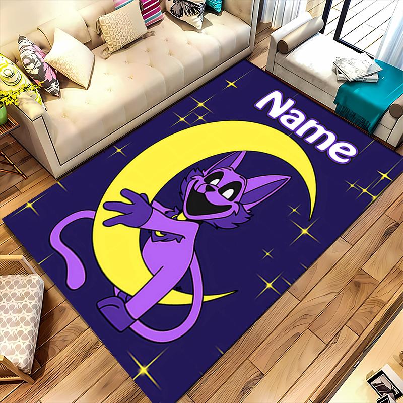 Custom personalization Smiling Critters Area Rug - Perfect For Kitchen, Bathroom,Laundry Room Decor Large Size Available,Gift All Seasons