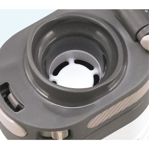 Kakusei MF-38W Mindfree 380ml White Water Bottle with Double Vacuum Wall, Insulates for Hot or Cold Drinks, One-Touch Opening with Handle, Rust-Resist