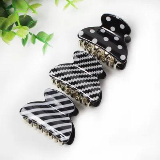 3pack Hair Clip Daisy Acrylic Plastic Small Hair Claw For Women Girls Fashion Gold Crab For Hair Tins Clamps Hair Accessories