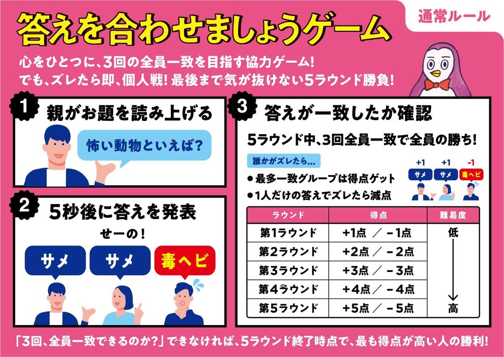 Gentosha Match the Answers Game