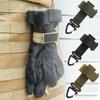 Outdoor Keychain Keeper Pouch Belt Gloves Hook Storage Buckle Fixed Pocket Belt Gloves Rope Holder