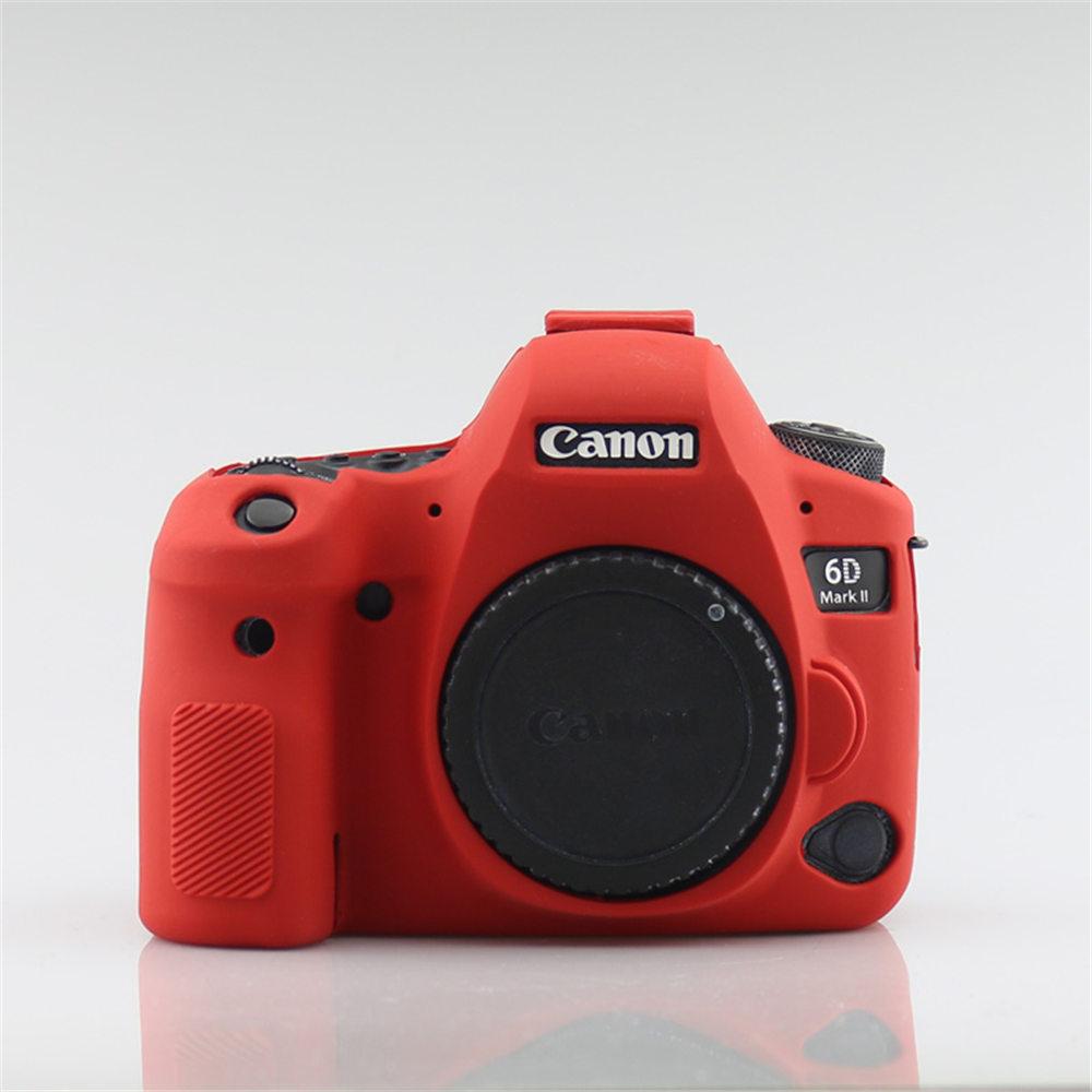 

Soft Silicone Armor Camera Body Case For Canon EOS 6D Mark II 6D2 Shockproof Rubber Cover Skin