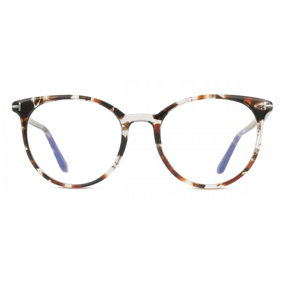 

Tom Ford Women S Blue Light Block eyeglaSSeS Ft5575 B 055 Blonde Tortoise/51-18-140