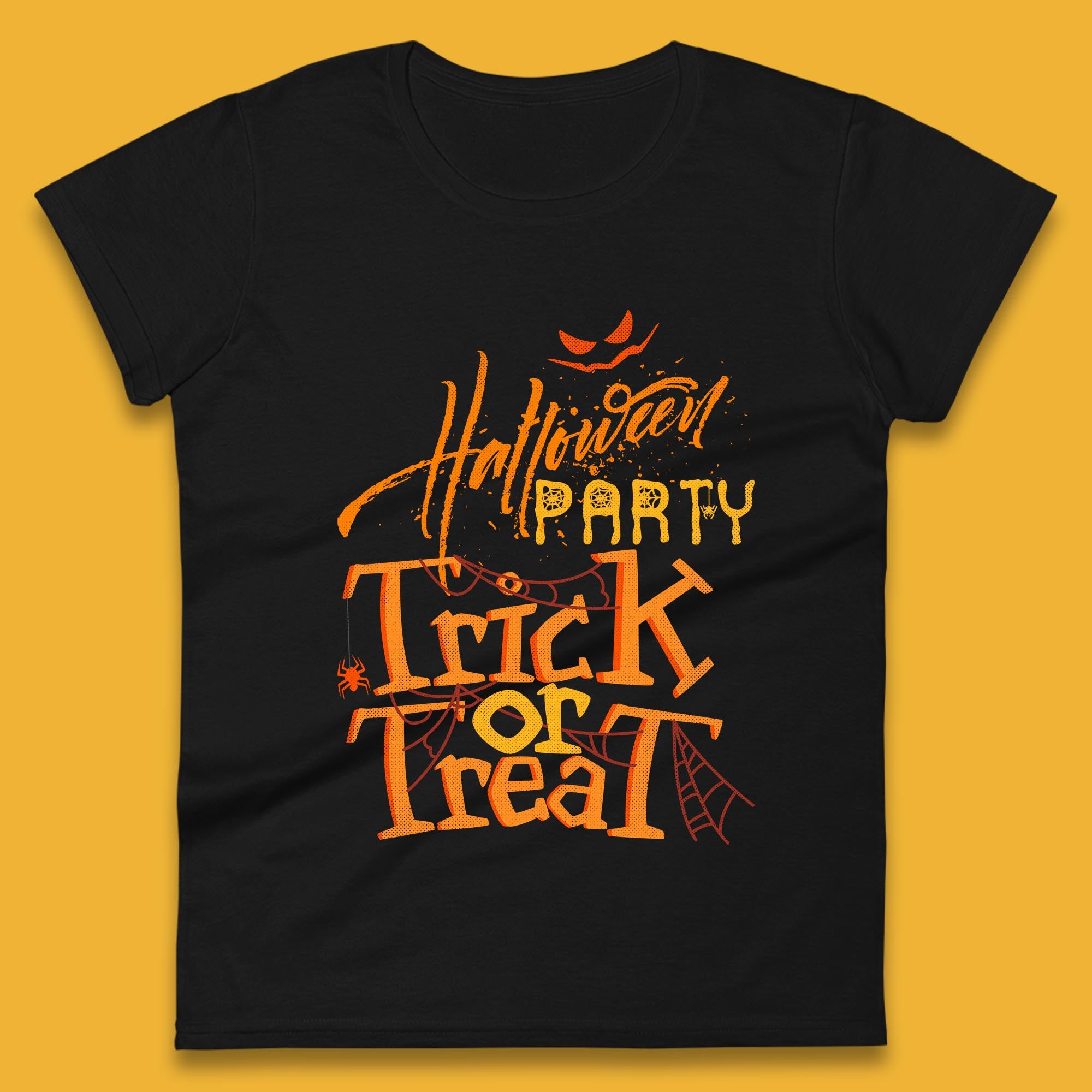 

Happy Halloween Trick Or Treat Horror Scary Spooky Vibes Womens Tee T Shirt Mens Tops Unisex Top 4XL