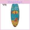 Summer Decorative Ocean Beach Theme Board Vintage Wooden Printed Door Sign Sea Surfboard Welcome Bar Home Wall Hanging Pendant