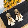 Bohemian Ethnic Tassel Earrings - Tribal Style for Holiday Travel Photography