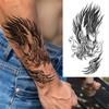 1 Sheet Snake Fox Tiger Skull Demon Temporary Tattoos For Men Adults Women Arm Forearm Fake Tattoo Sticker Sleeve Water Transfer