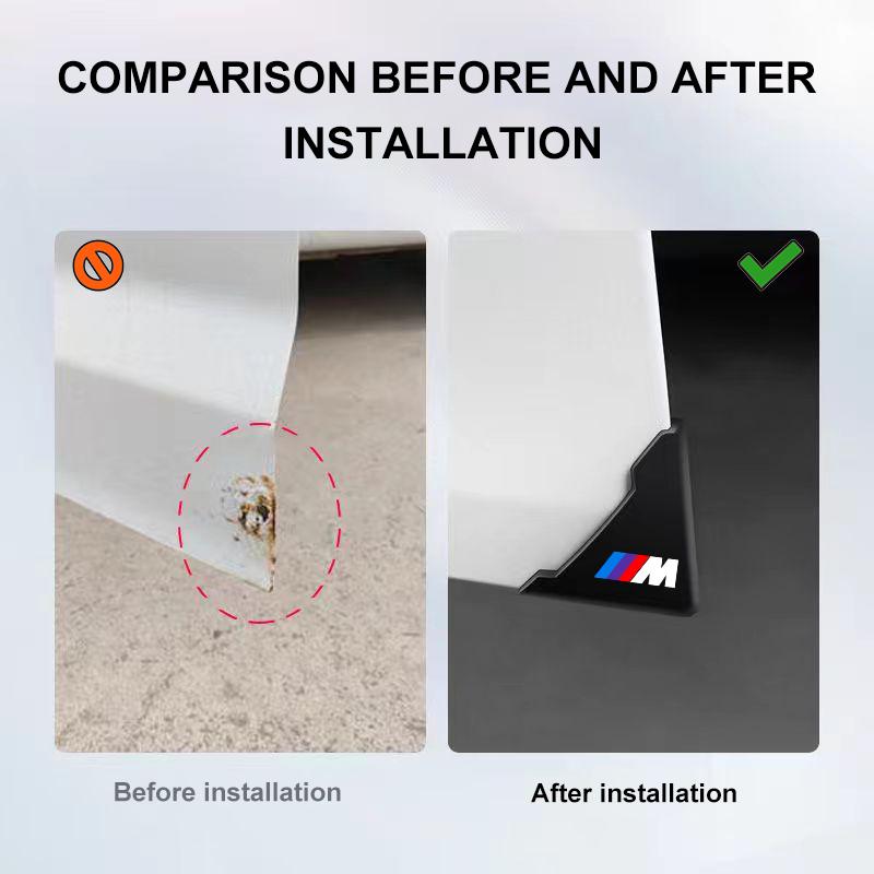 2Pcs Car Door Corner Silicone Protective Anti-Collision Cover For BMW M E34 E36 E60 E90 E46 E39 E70 F10 F20 F30 X5 X6 X1 M3 M5 M6 E71 F01 F02 F87