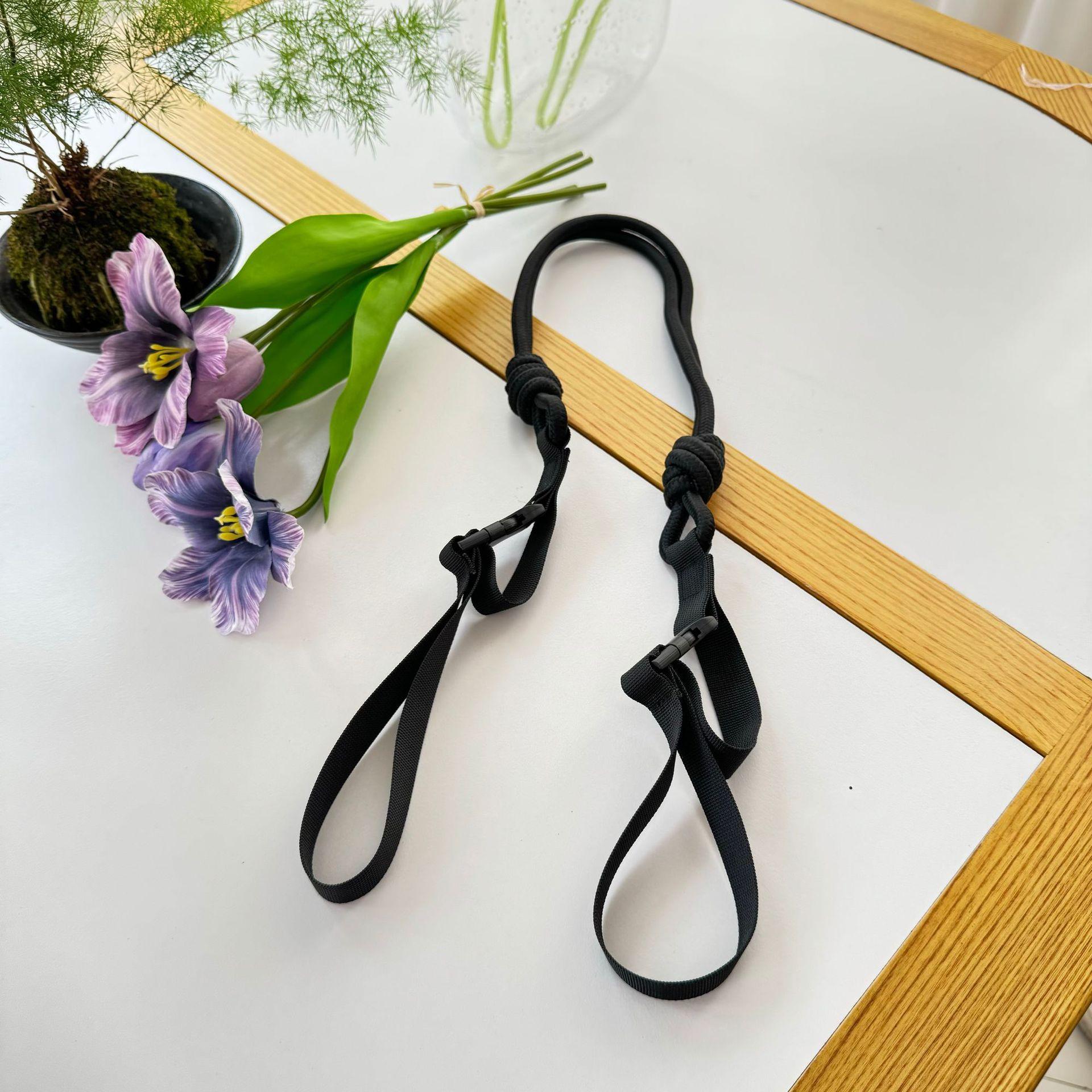 Стильная японская вышитая сумка через плечо в виде колеса обозрения с цепочкой из шариков Strap 884₽