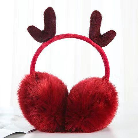 Internet-Berühmtheit Geweih, Ohrenschützer, Ohrenwärmer, warme Damenohren, warme Ohrenabdeckungen, süße Ohrtaschen, Winter-Ohrenabdeckungen für Erwachsene