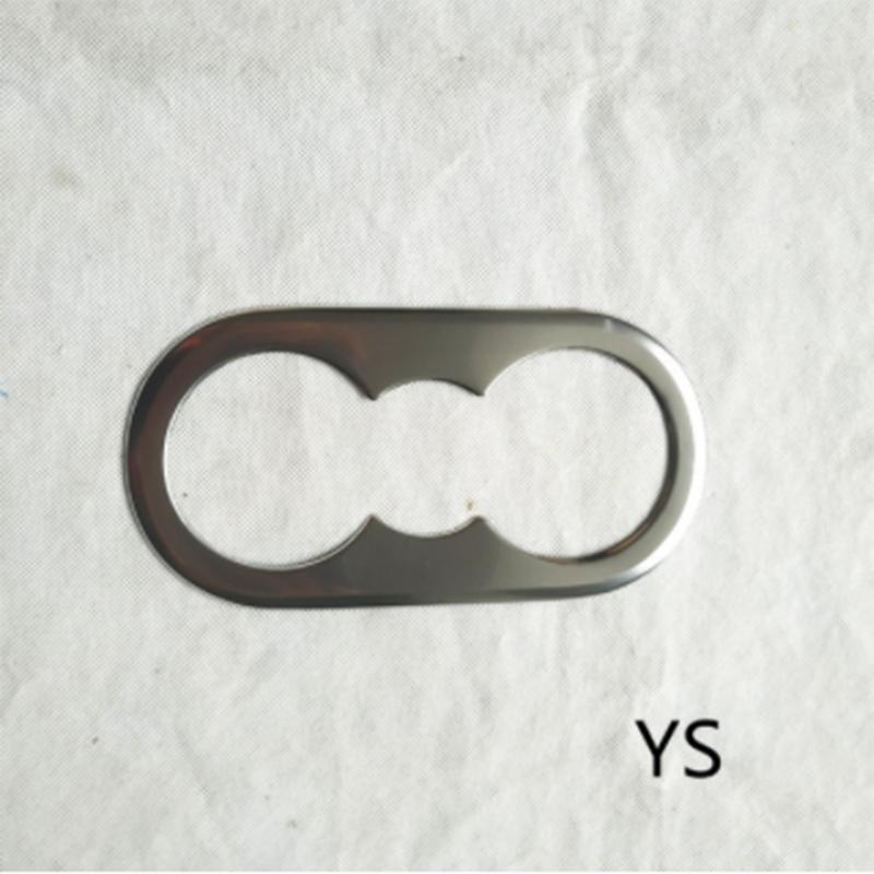 Back Rear Seat Water Cup Metal Cover Trim for Skoda Octavia 4 IV  Mk4 RS VRS Interior Accessories Styling Stickers