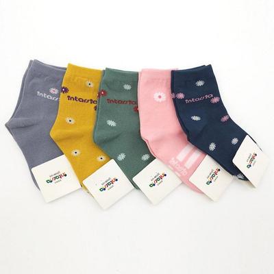 Meias Infantis Margarida Pacote com 5 Pares