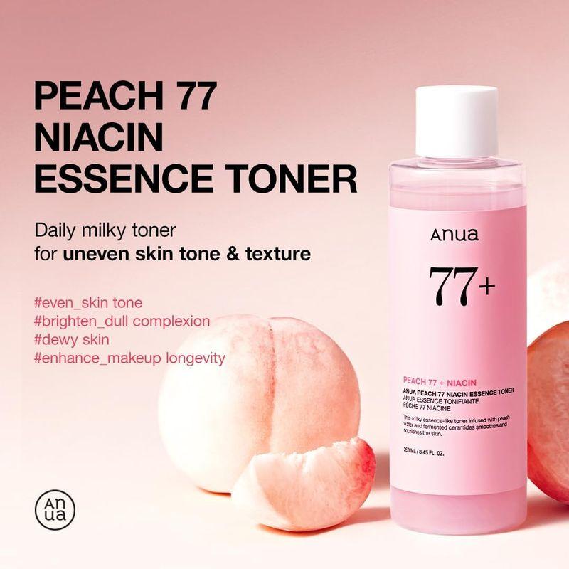 Anua *renewal* Peach 77 Niacin Essence Toner 250ml