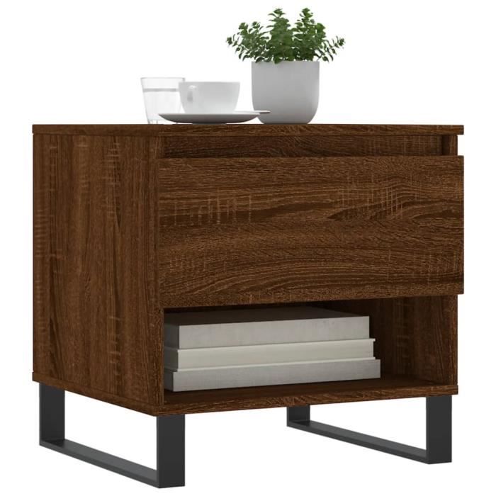 VidaXL Coffee Tables 2 Pcs Brown Oak 50x46x50 Cm Engineered Wood 830939