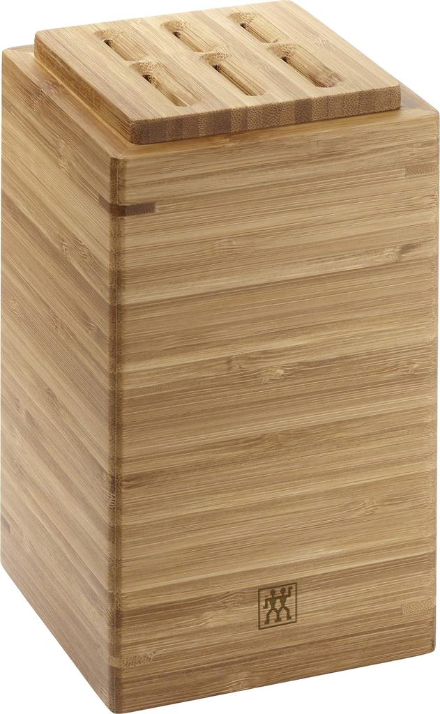 Zwilling "Bamboo Storage 4-Piece Set" Knife Stand, Storage Container, Canister, Spice and Herb Storage, Officially Sold In Japan, 35101-400, Brown