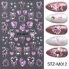 1PC Instagram-worthy Miniature Cartoon Aurora Ribbon Bow Nail Sticker, Nail Art Sticker, Holiday Gift
