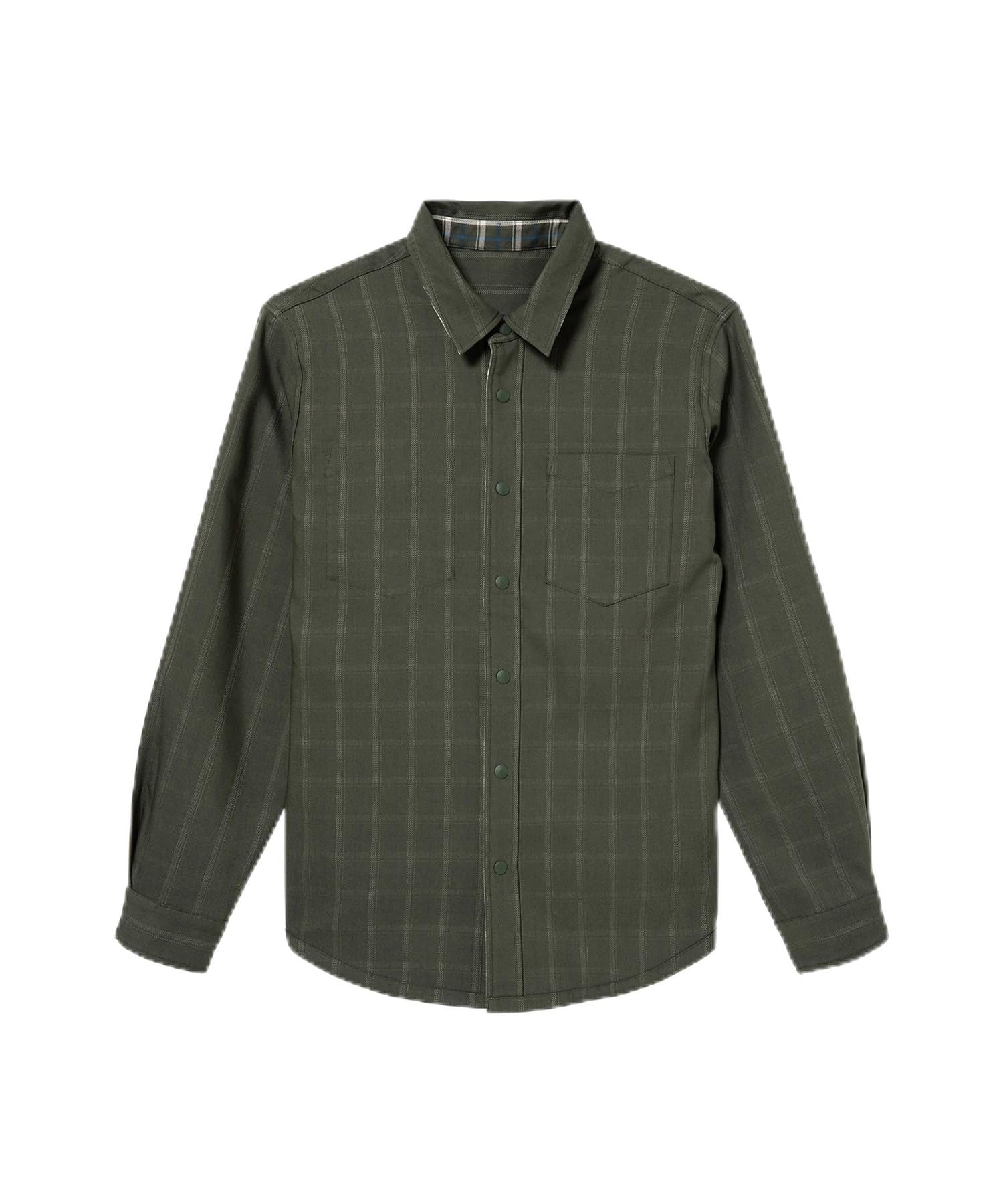 

Aigle Official THERMOLITE Long Sleeve Reversible Moss Green Men s Shirt, ZCHAZ14,