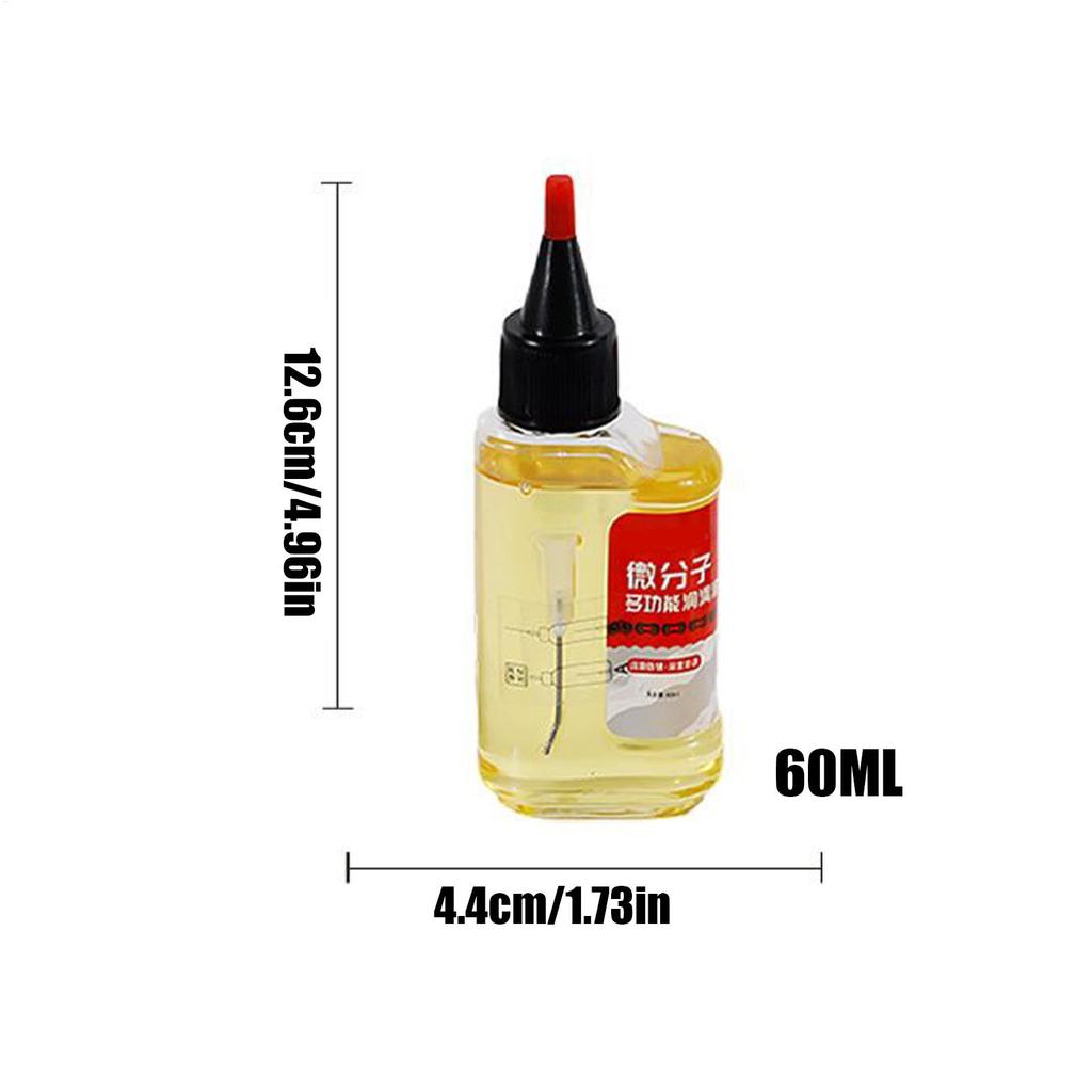 Lubricant Oil 60ml Rust Prevention Lubricant Bikes Lubricating Oil for Door Locks Motorcycles Electric Fans Automobile