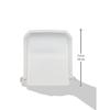 Panasonic FY-MFA043 Pipe Hood/Deep, Aluminum, with Grille
