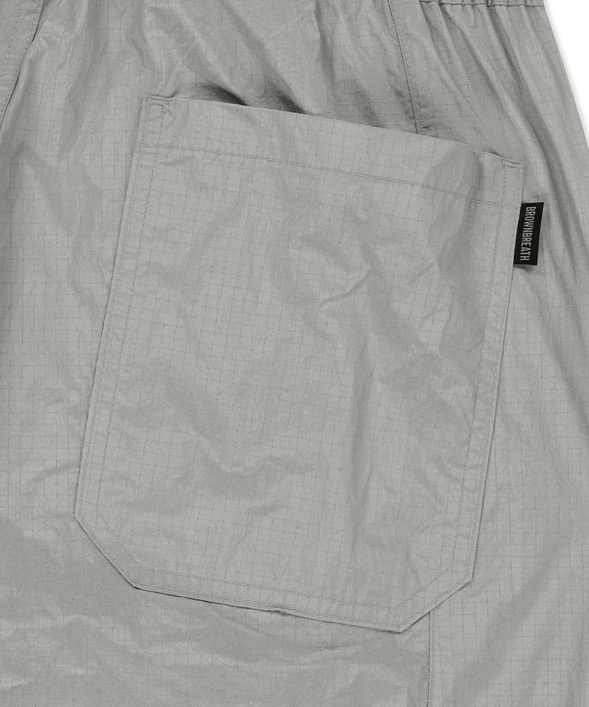 BROWNBREATH Tag Double Knee Nylon Pants - Gray