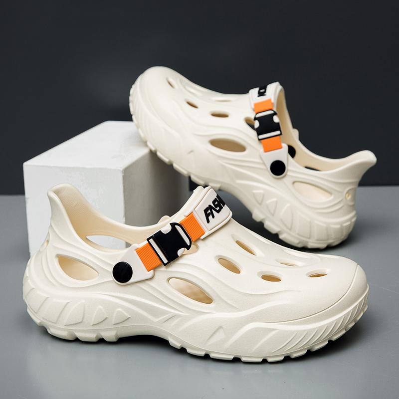 Beach Slides Breathable Clogs Men Casual Garden Shoes Non-Slip Hiking Men Outdoor Sandals Men'S Outdoor Sandals Sport Slippers
