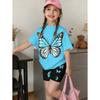 2-teiliges Sommer-Jungen-Set: Lässiger Sport-Trend, T-Shirt mit 3D-Muster-Druck und Shorts