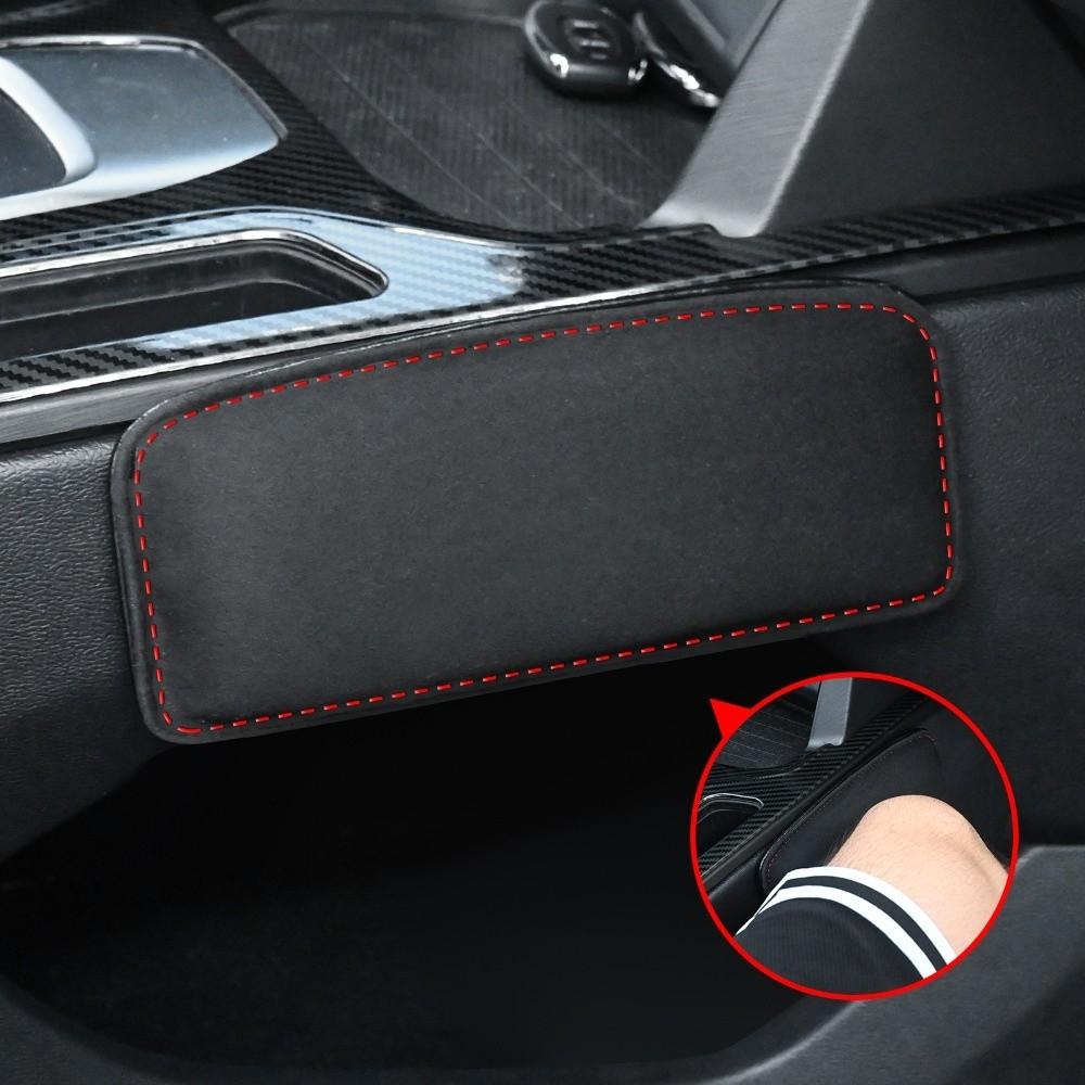 Suede Car Door Armrest Pad Universal Car Center Console Cushion Car Knee Cushion Vehicle Interior