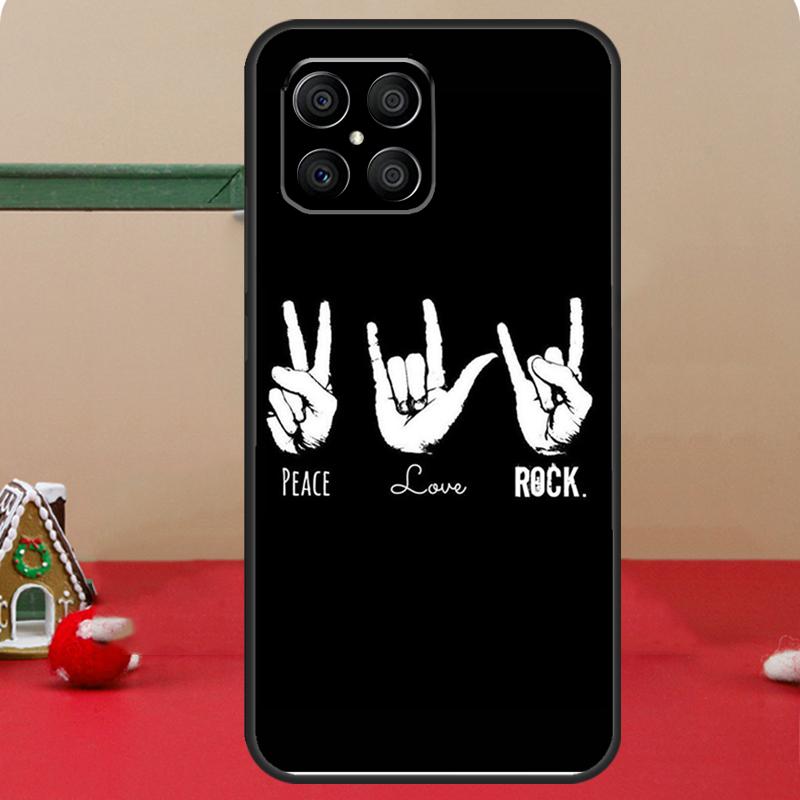 Punk Rock Case For Honor Magic 8 Pro 6 7 Lite Honor 400 200 50 70 X8c X8b X9a X9b X9c X9d Win RT Coque