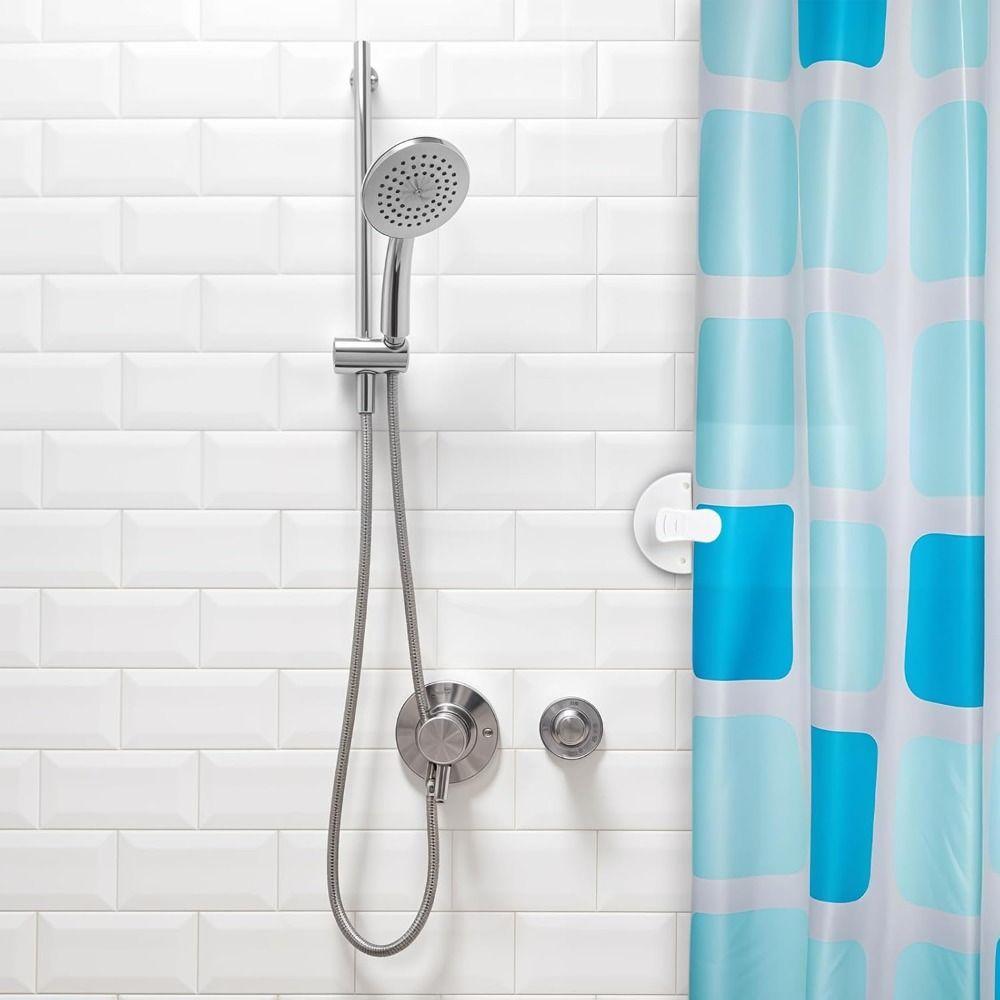 Waterproof Shower Curtain Clips Self Adhesive Curtain Clips New Shower Curtain Weights Home Shower