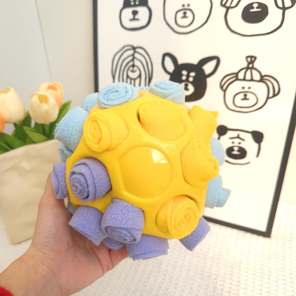 Enhanced Bite-Resistant Pet Snuffle Ball Puzzle Toy
