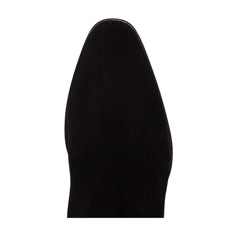 Men's Genuine Leather Chelsea Boots - Pointed Toe, High Street, European & American Style