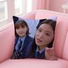 Classic Dramatic Korean TV BBitch X Rich Cushion Cover Pillow Case Soft Skin Friendly Fabric  Concealed Zipper