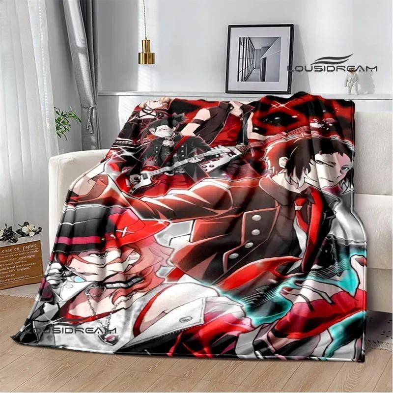 Cartoon Bungou Stray Dogs bedruckte Decken Picknickdecke Warme Flanelldecken Hausbettbezüge Decken für Betten Geburtstagsgeschenk