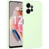 Vāciņš - xiaomi - redmi note 12 4g - silikons - triecienizturīgs - plāns - matēti zaļš