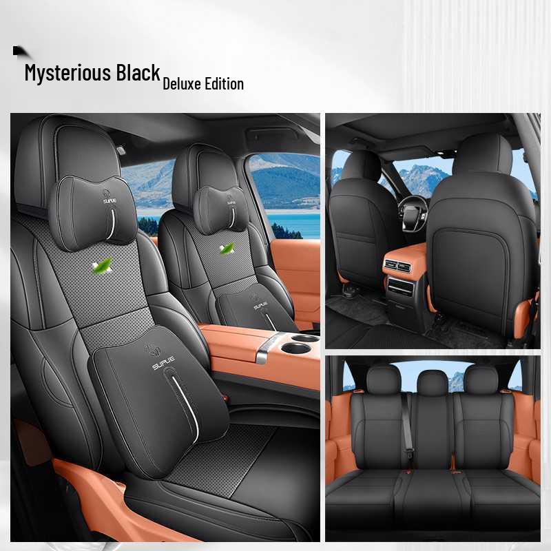 Ideal L7 Perforated Leather-Style Car Seat Cover, Breathable & All-Season, Full Coverage Cushion