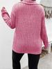 2026 Autumn/Winter Women's Plus Size V-Neck Long Sleeve Ribbed T-shirt