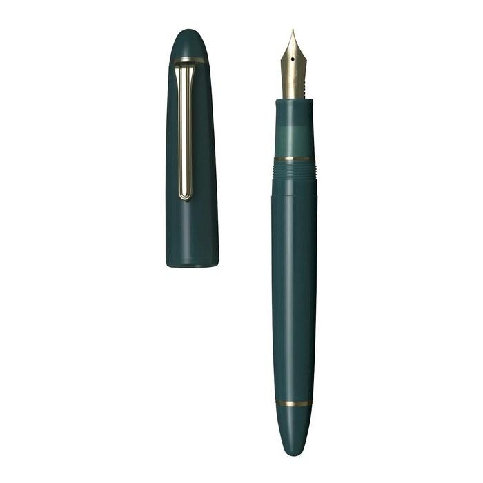 Sailor Pro Fit Casual L Gold Trim Clear Green Extra Fine 11-0820-160