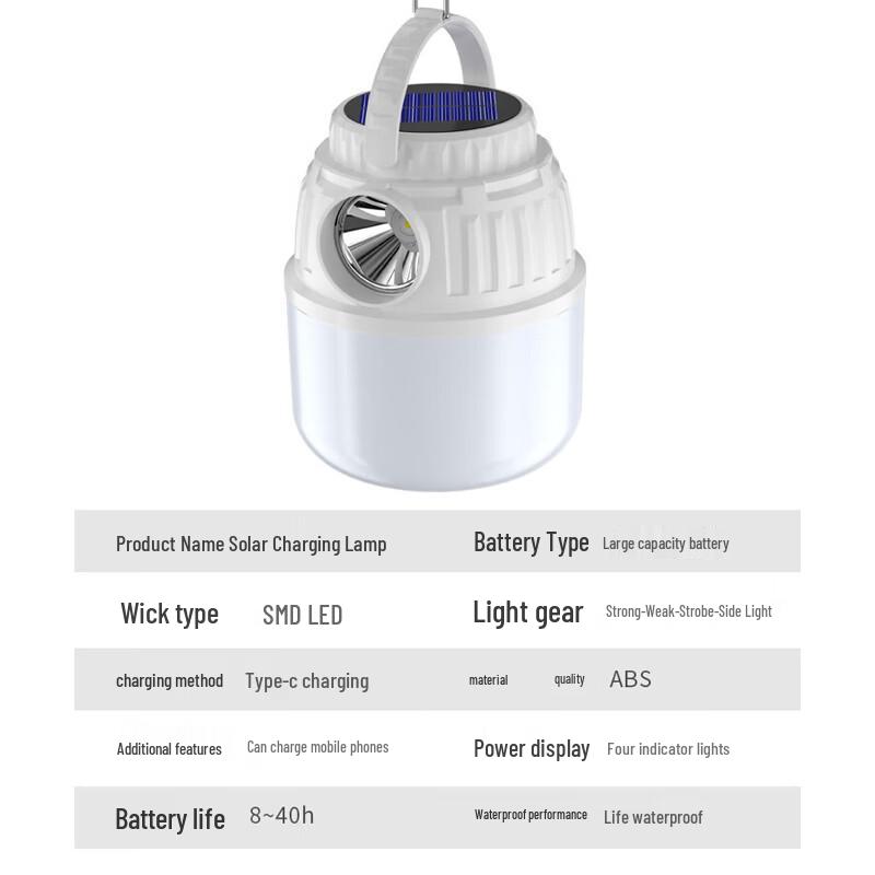 SHENYU Solar Camping Lantern H-F07-B